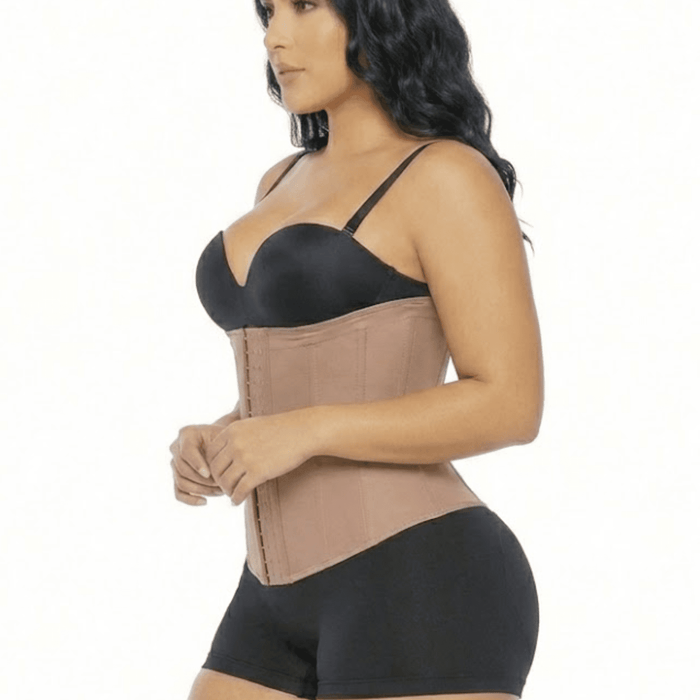 Fajas Salomé 315 - 1 - CCB Colombian Waist Cincher | Powernet Hooks Shapewear - Colombian Shapewear | Siluets