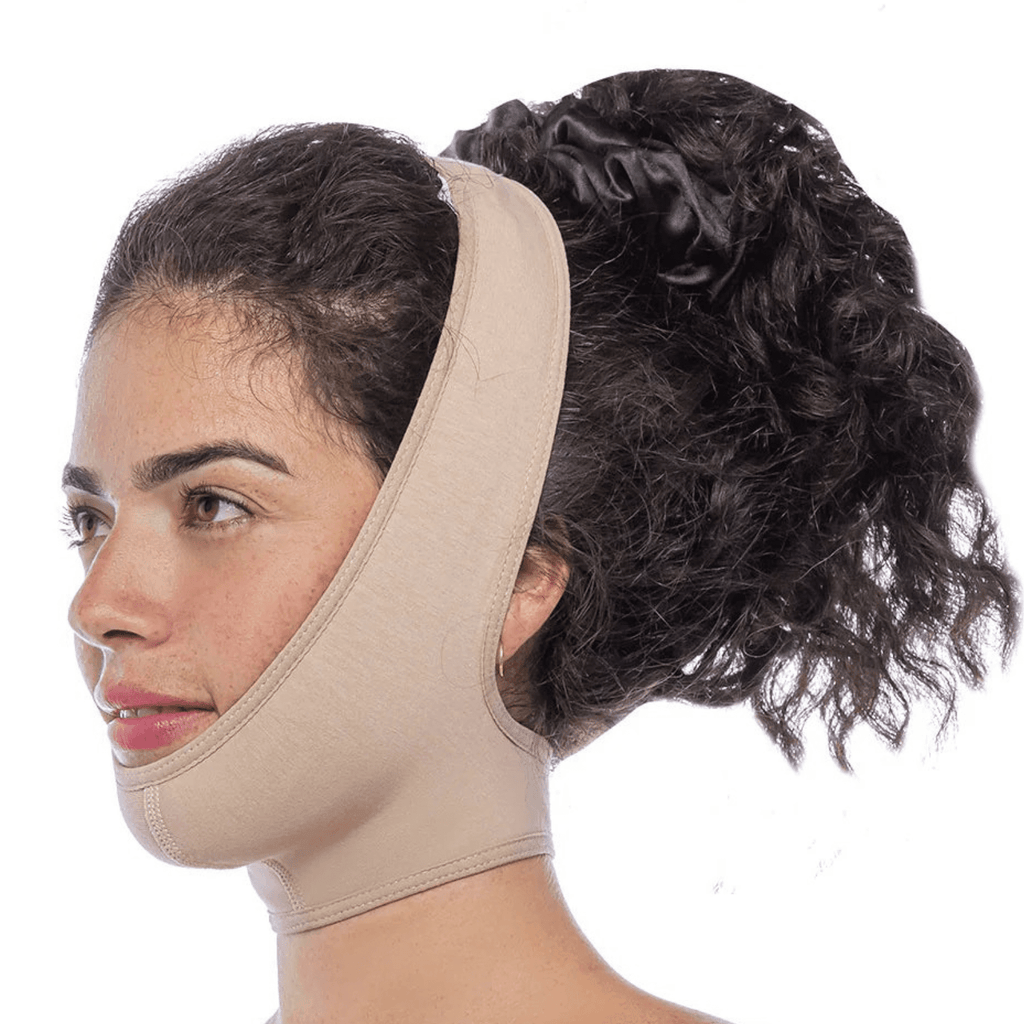 Fajas Salomé 322 – Post - Surgical Chin Strap | Facial Compression Garment - Colombian Shapewear | Siluets
