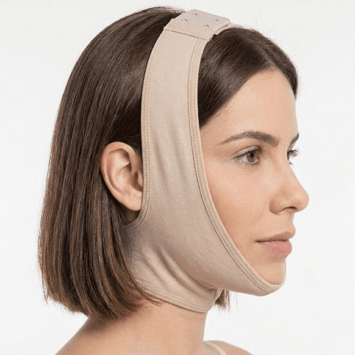 Fajas Salomé 322 – Post - Surgical Chin Strap | Facial Compression Garment - Colombian Shapewear | Siluets