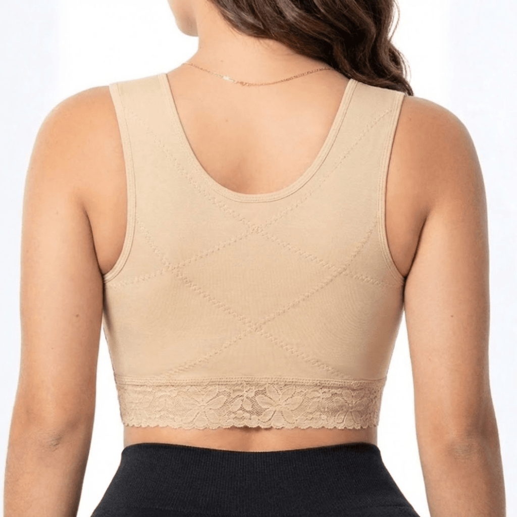 Fajas Salome 02L4 | Stage 1 Post - Surgery Compression Bra | Adjustable Support for Breast Surgery - Colombian Shapewear | Siluets