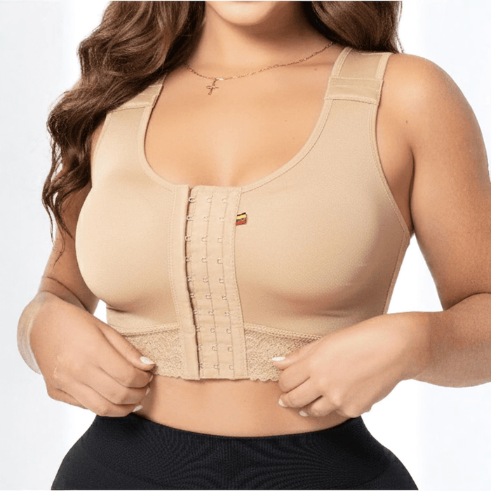 Fajas Salome 02L4 | Stage 1 Post - Surgery Compression Bra | Adjustable Support for Breast Surgery - Colombian Shapewear | Siluets
