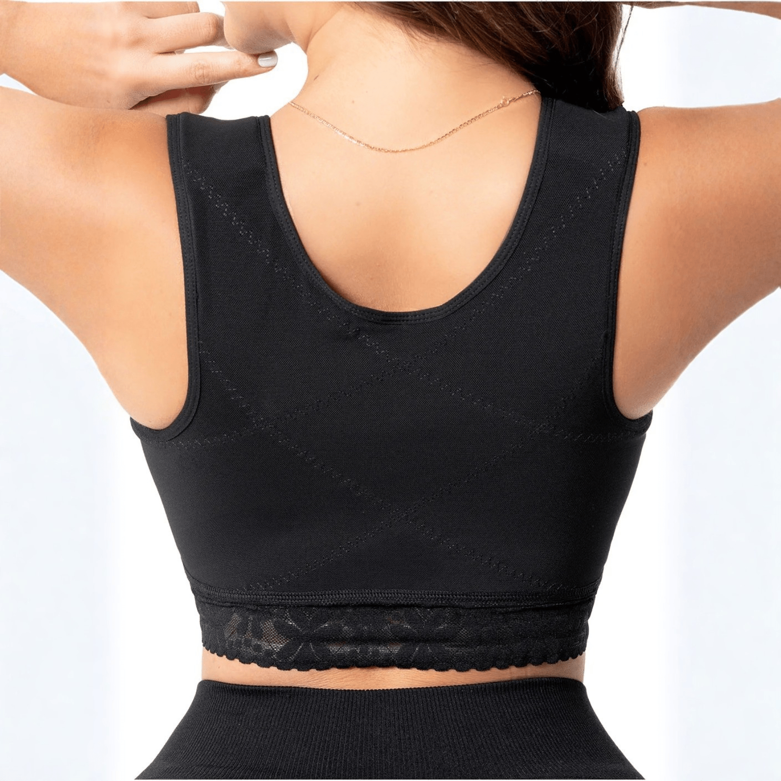 Fajas Salome 02L4 | Stage 1 Post - Surgery Compression Bra | Adjustable Support for Breast Surgery - Colombian Shapewear | Siluets