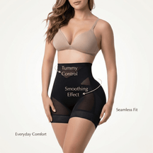Fajas Salomé TC02C5 Pull - Up Shaper Shorts – Seamless High Compression & Glute Lift - Colombian Shapewear | Siluets