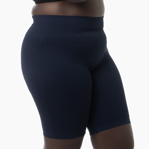 Farmacell Women’s High - Waist Mid - Thigh Shapewear Short | Italian Seamless Compression - Colombian Shapewear | Siluets