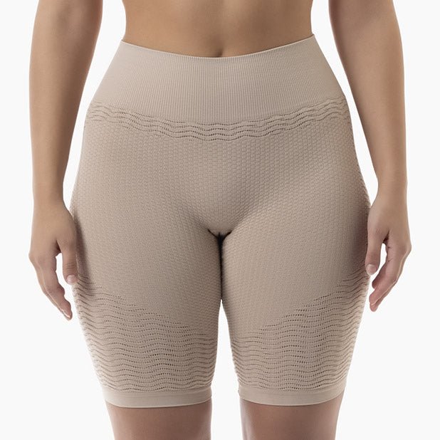 Farmacell Women’s High - Waist Mid - Thigh Shapewear Short | Italian Seamless Compression - Colombian Shapewear | Siluets