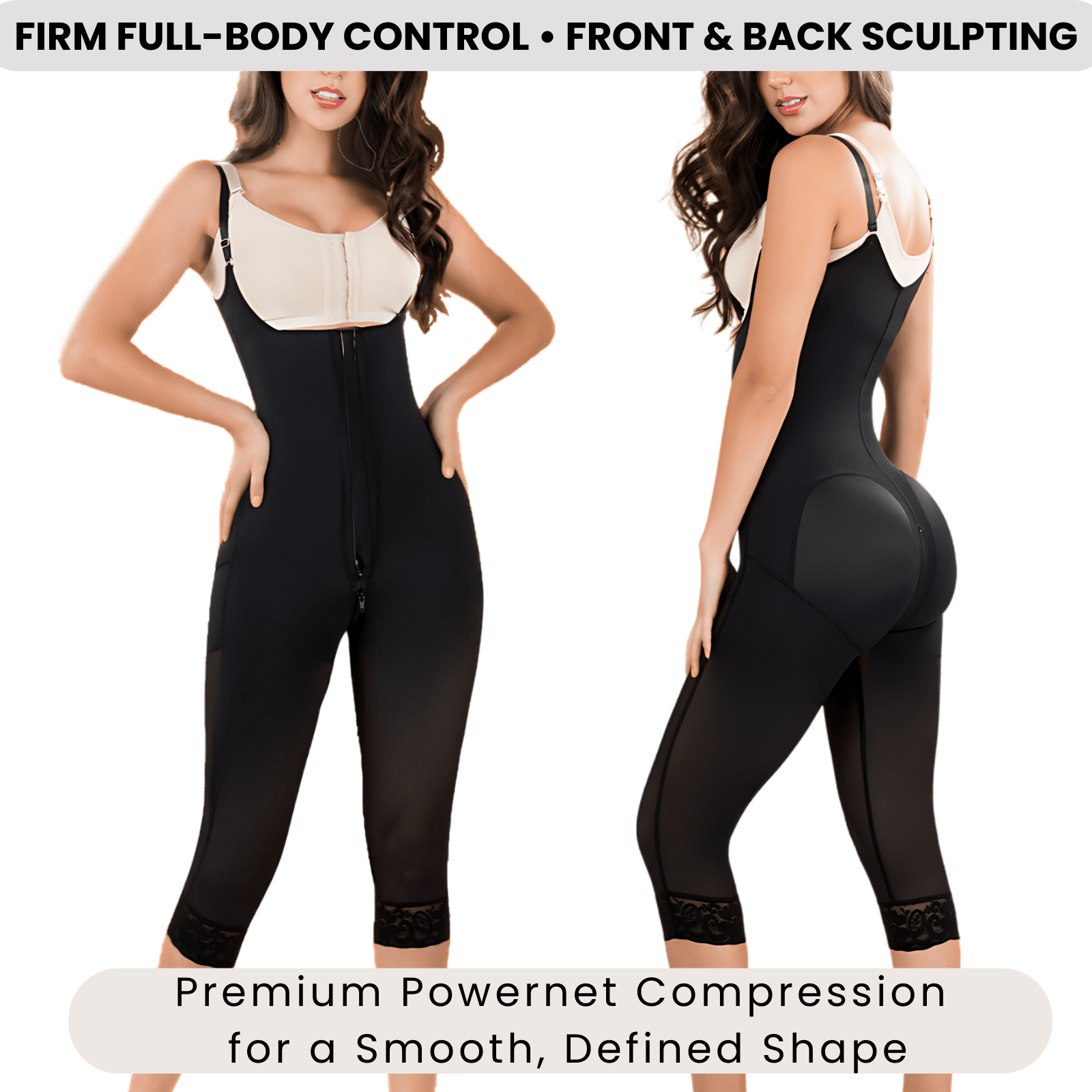 Siluet 1026 • Total Body Sculpting Bodysuit – Full Control Shaper - Colombian Shapewear | Siluets