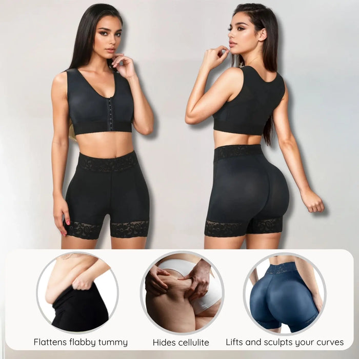 Siluet 1429 – Colombian Butt Lifter Shapewear No Padding | Tummy Control Shaper Shorts - Colombian Shapewear | Siluets