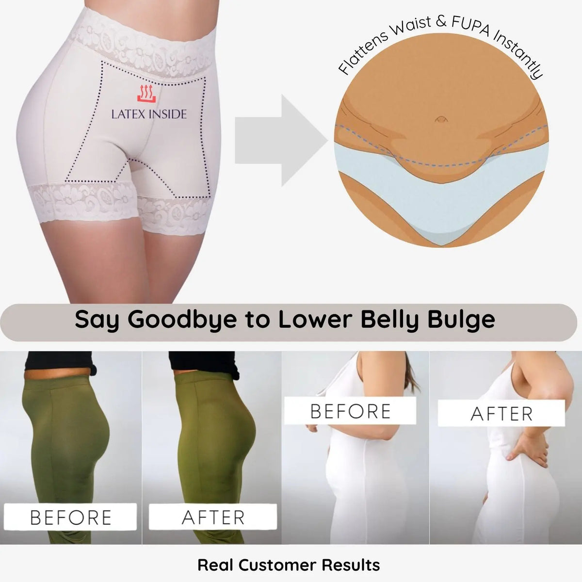 Siluet 1429 – Colombian Butt Lifter Shapewear No Padding | Tummy Control Shaper Shorts - Colombian Shapewear | Siluets