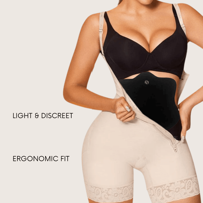 Siluet Ergonomic Abs Definer – Abdominal Contouring Board for Fajas | Sculpted “Chocolate Bar Abs” Look | Lightweight, Flexible & Discreet - Colombian Shapewear | Siluets