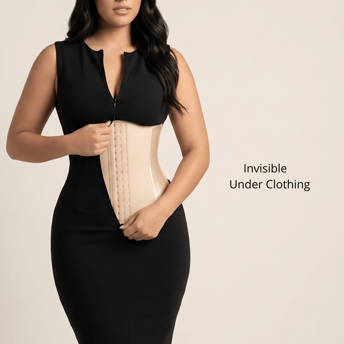 Siluet Colombian Latex Waist Trainer – 3 Hook Hourglass Compression - Colombian Shapewear | Siluets
