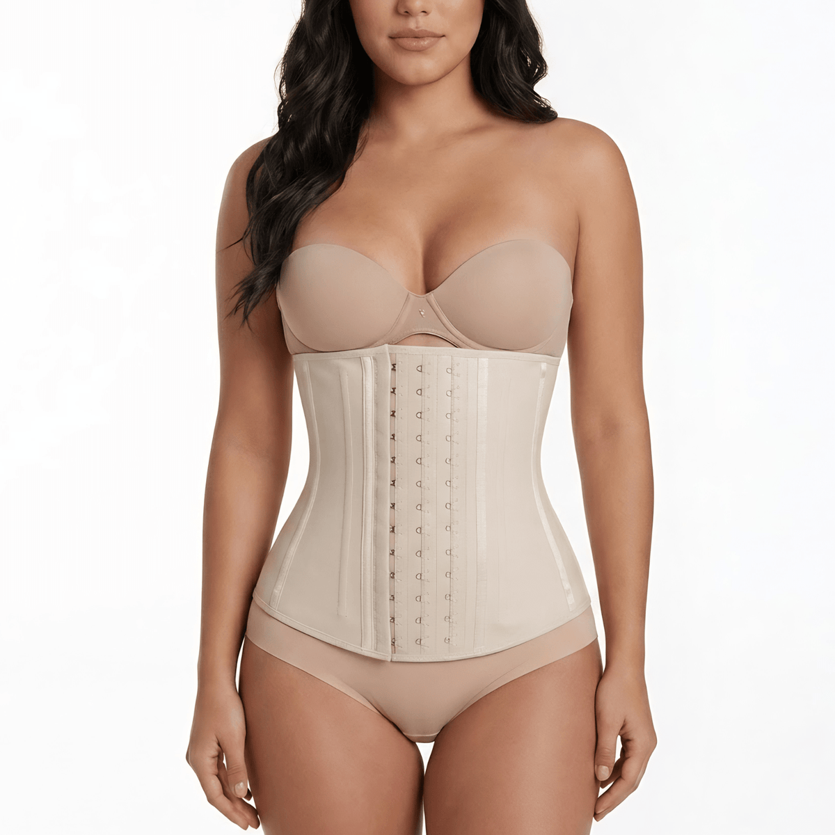 Siluet Colombian Latex Waist Trainer – 3 Hook Hourglass Compression - Colombian Shapewear | Siluets