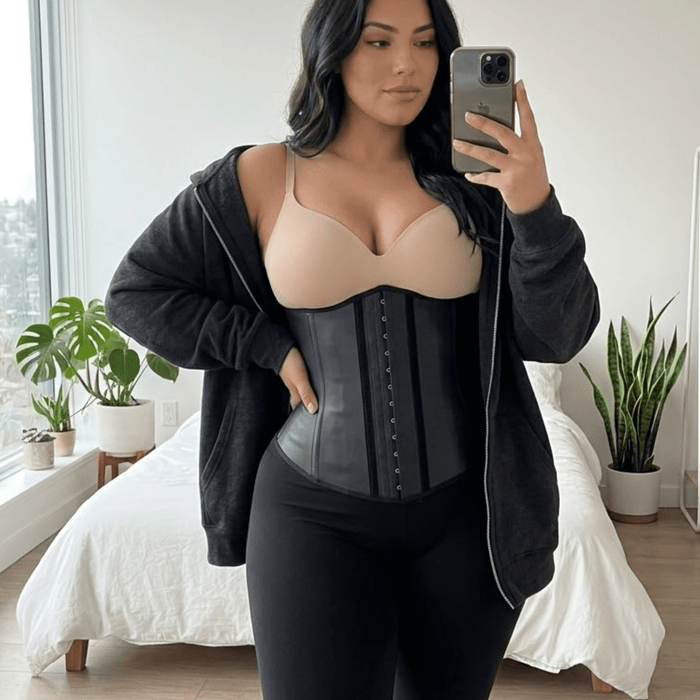 Siluet Colombian Latex Waist Trainer – 3 Hook Hourglass Compression - Colombian Shapewear | Siluets
