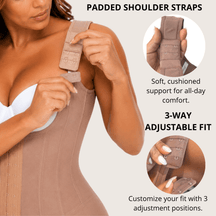 Siluet High-Compression Daily Shapewear | Sculpting Faja with Boning Support - Colombian Shapewear | Siluets