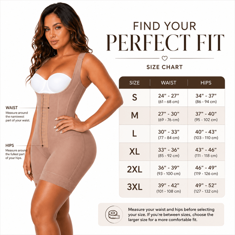 Siluet High-Compression Daily Shapewear | Sculpting Faja with Boning Support - Colombian Shapewear | Siluets
