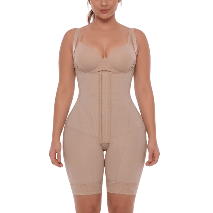 Stage 1 Post - Surgery Faja | Open Bust BBL, Lipo & Tummy Tuck Compression Garment | 70182TJ - Colombian Shapewear | Siluets