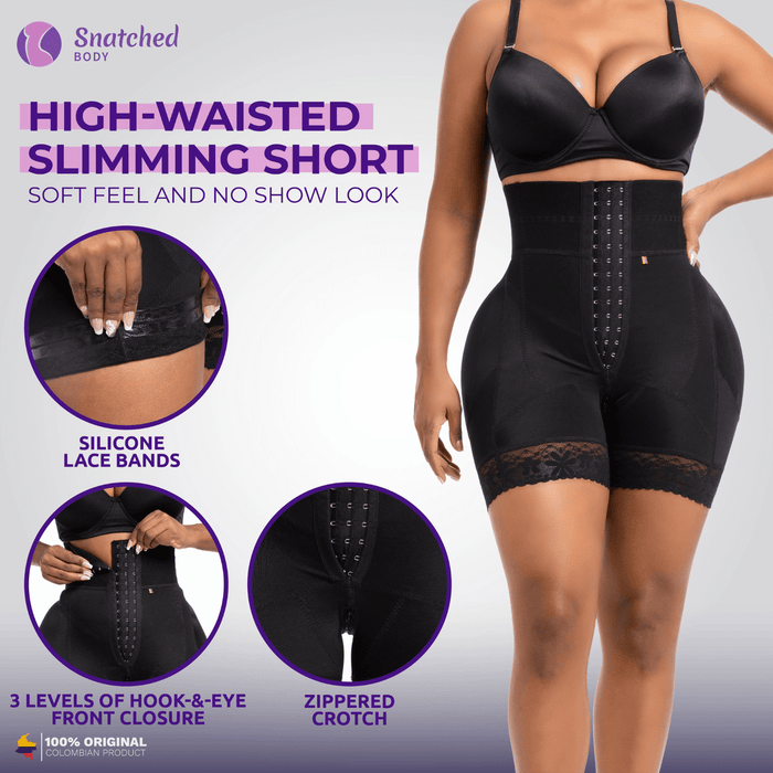 Snatched 002419 – Stage 3 Colombian Faja | Tummy Control Short - Colombian Shapewear | Siluets