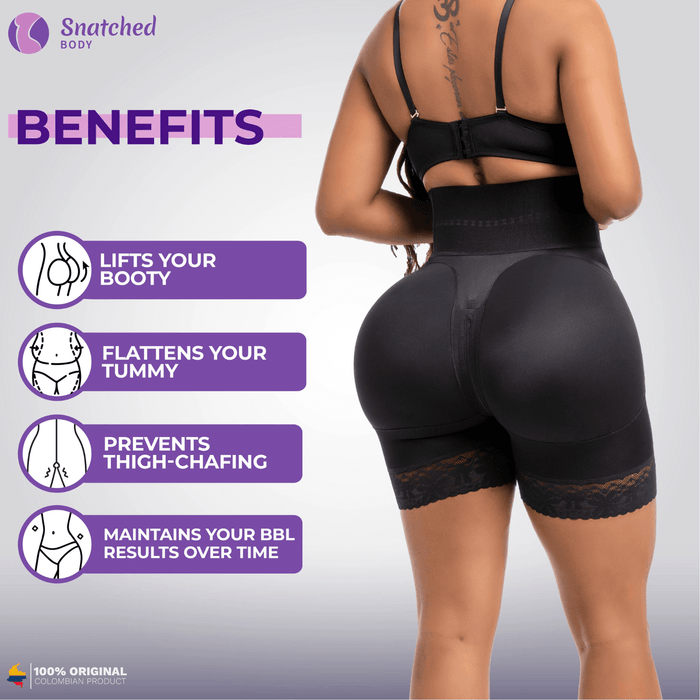 Snatched 002419 – Stage 3 Colombian Faja | Tummy Control Short - Colombian Shapewear | Siluets