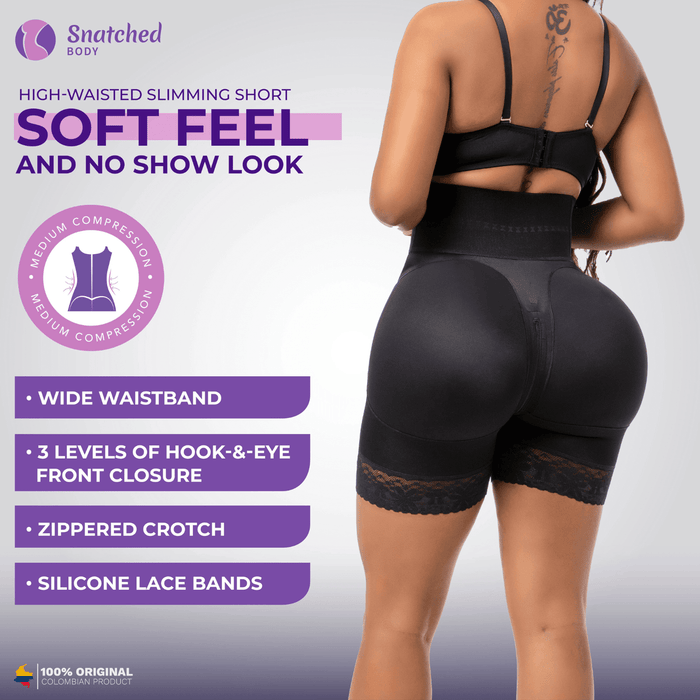 Snatched 002419 – Stage 3 Colombian Faja | Tummy Control Short - Colombian Shapewear | Siluets