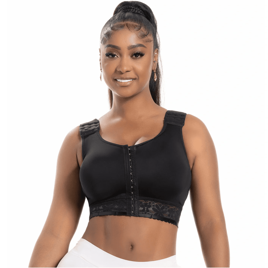 Snatched DC02L4 – Post - Mastectomy Compression Bra | Front Closure - Colombian Shapewear | Siluets