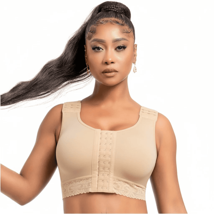 Snatched DC02L4 – Post - Mastectomy Compression Bra | Front Closure - Colombian Shapewear | Siluets