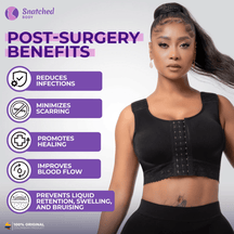 Snatched DC02L4 – Post - Mastectomy Compression Bra | Front Closure - Colombian Shapewear | Siluets