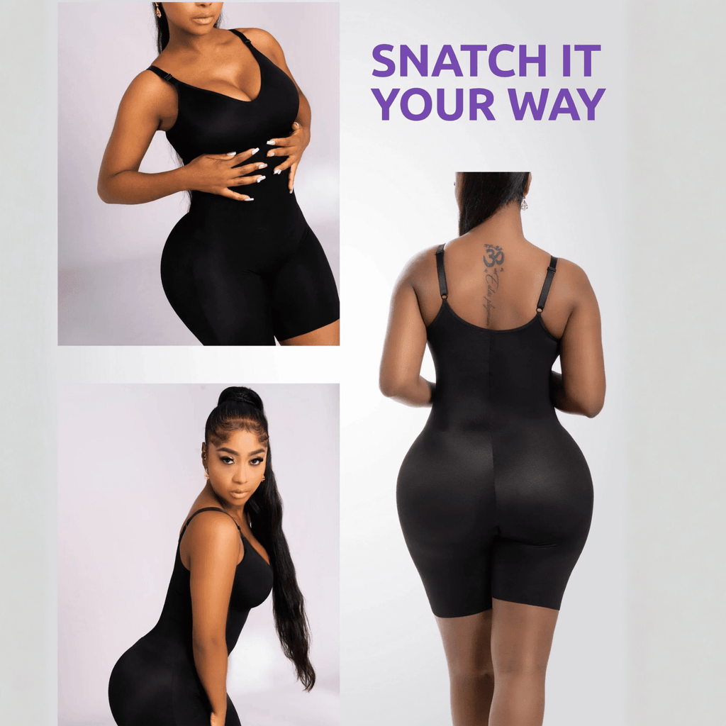 Snatched DQ01L3 – Colombian Bodysuit | Tummy Control & Built - In Bra - Colombian Shapewear | Siluets