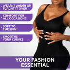 Snatched DQ01L3 – Colombian Bodysuit | Tummy Control & Built - In Bra - Colombian Shapewear | Siluets