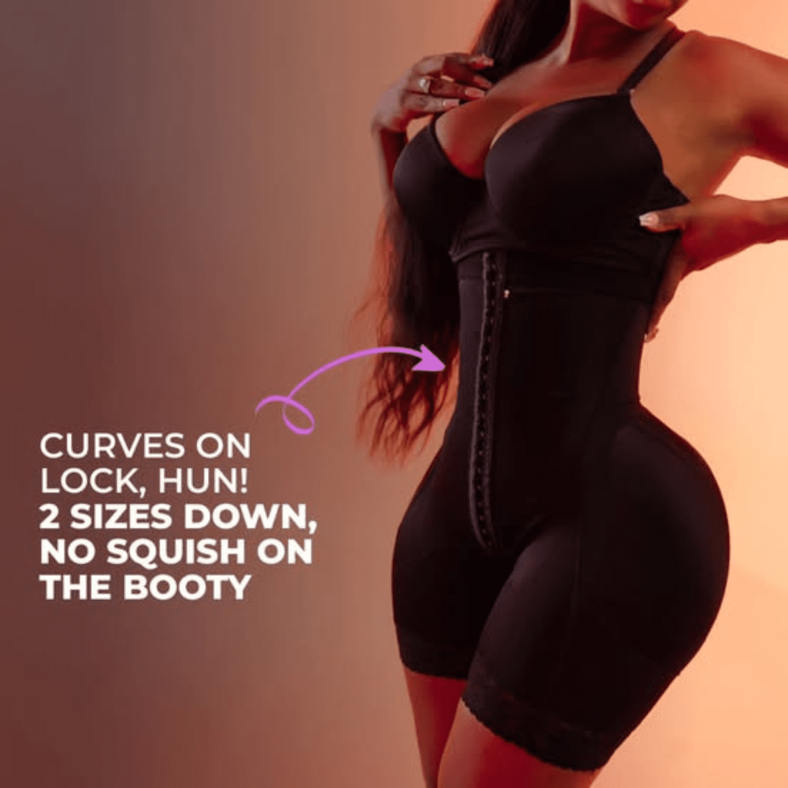 Snatched 002412 – Colombian Full Body Shaper | Tummy Control Faja - Colombian Shapewear | Siluets