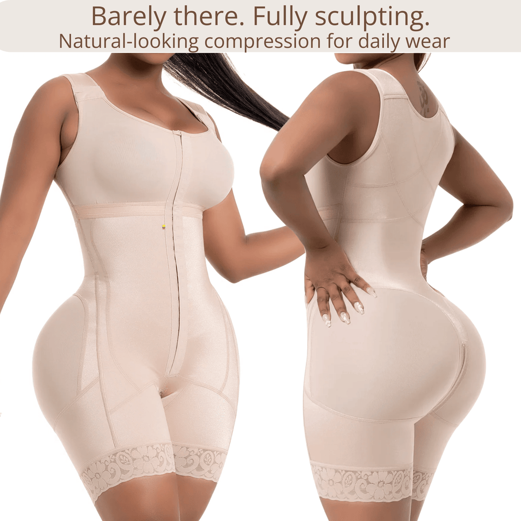 SNATCHED 002411 – Stage 2 Faja with Built - In Bra | Hourglass Shapewear for Post - Op & Everyday Wear - Colombian Shapewear | Siluets