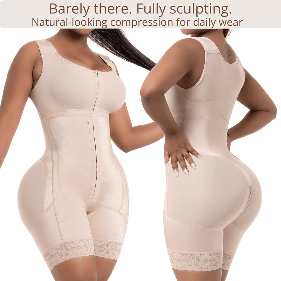 SNATCHED 002411 – Stage 2 Faja with Built - In Bra | Hourglass Shapewear for Post - Op & Everyday Wear - Colombian Shapewear | Siluets