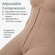 Stage 1 Post - Surgery Faja | Open Bust BBL, Lipo & Tummy Tuck Compression Garment | 70182TJ - Colombian Shapewear | Siluets