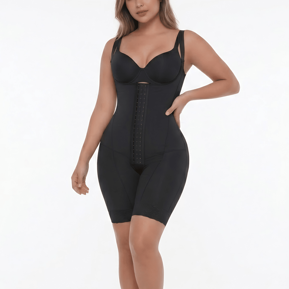 Stage 1 Post - Surgery Faja | Open Bust BBL, Lipo & Tummy Tuck Compression Garment | 70182TJ - Colombian Shapewear | Siluets