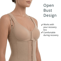 Stage 1 Post - Surgery Faja | Open Bust BBL, Lipo & Tummy Tuck Compression Garment | 70182TJ - Colombian Shapewear | Siluets
