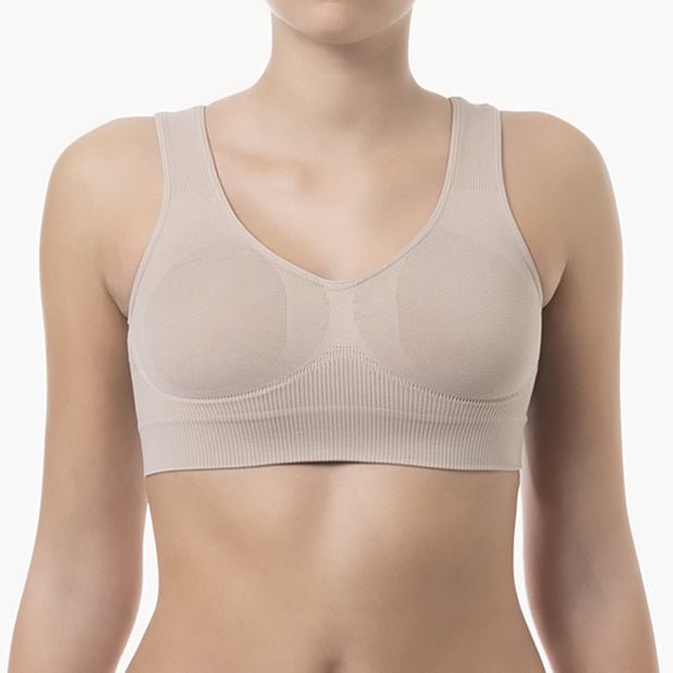 Farmacell Women’s Shapewear Bra with Wide Shoulder Straps | Italian Seamless Support - Colombian Shapewear | Siluets