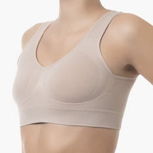 Farmacell Women’s Shapewear Bra with Wide Shoulder Straps | Italian Seamless Support - Colombian Shapewear | Siluets