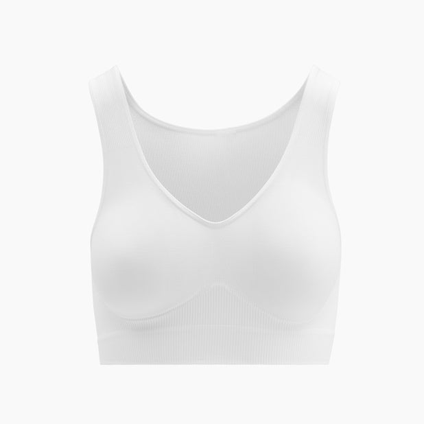 White tank top on a light gray background