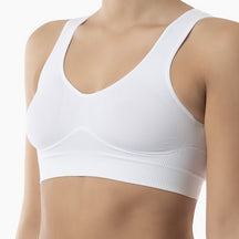 Farmacell Women’s Shapewear Bra with Wide Shoulder Straps | Italian Seamless Support - Colombian Shapewear | Siluets