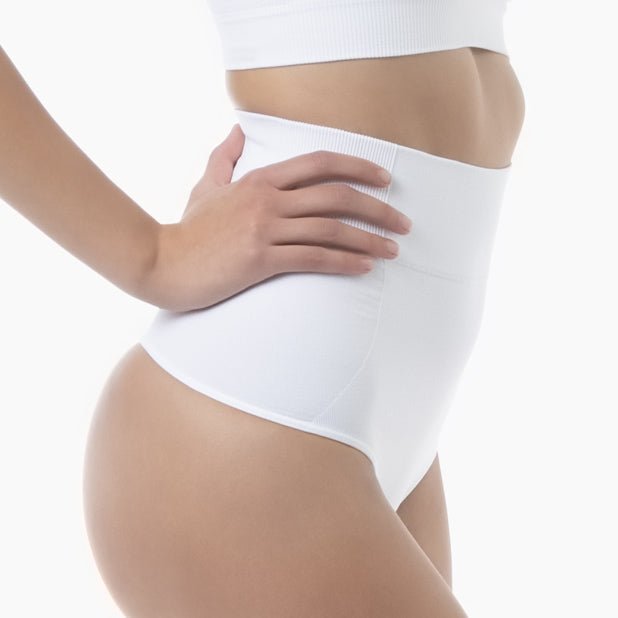 Farmacell Women’s High - Waist Shaping Thong | Italian Seamless Compression - Colombian Shapewear | Siluets