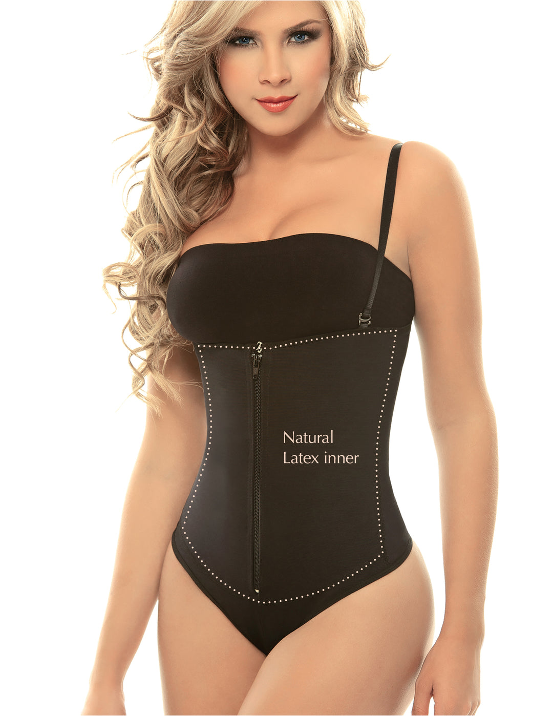 Siluet 1023 Thong Strapless Shapewear with Latex