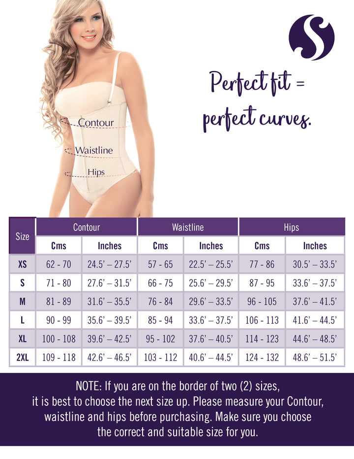 Siluet 1023 Thong Strapless Shapewear with Latex