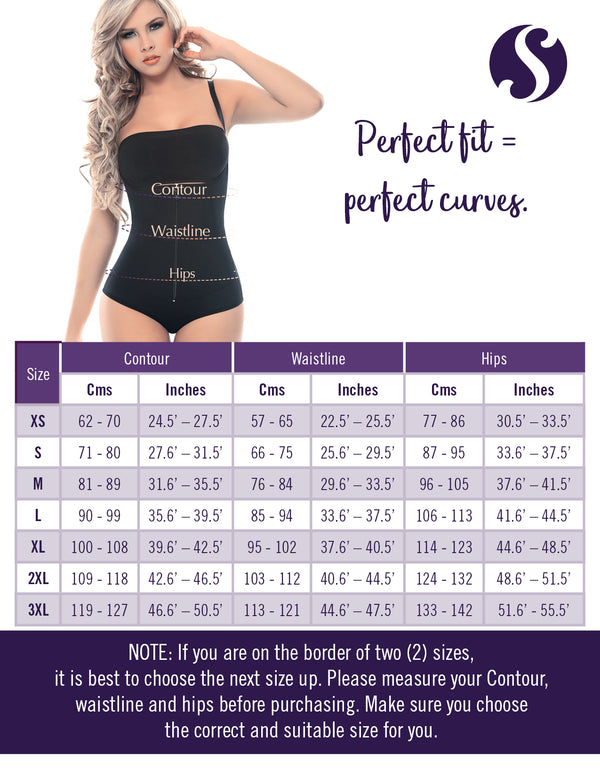 1025 Panty Strapless Shapewear with Latex