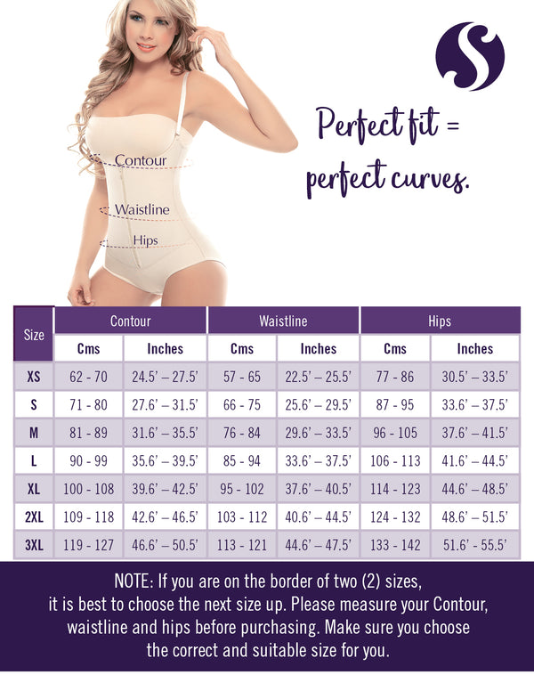 1025 Panty Strapless Shapewear with Latex