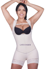 1028 Bodysuit Slimming Shaper with latex