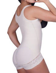 1320 Slimming Braless Body Shaper Briefs with latex