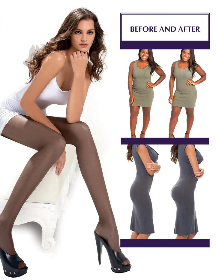 1T1442 Invisible Pre-Shaped Pantyhose | The Perfect Makeup Layer for Your Legs Siluets