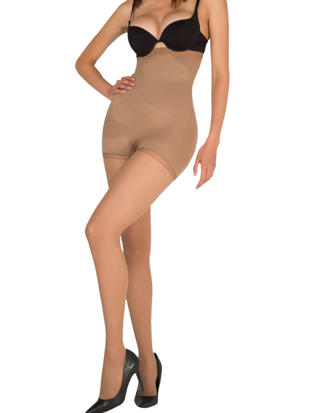 1T1824 Seamless High- Waisted Shaper Tights