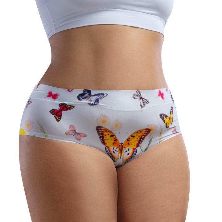 mememe BUTTERFLY – Bliss - QUEEN SIZE - HIGH WAISTED BRIEF Panty for Women