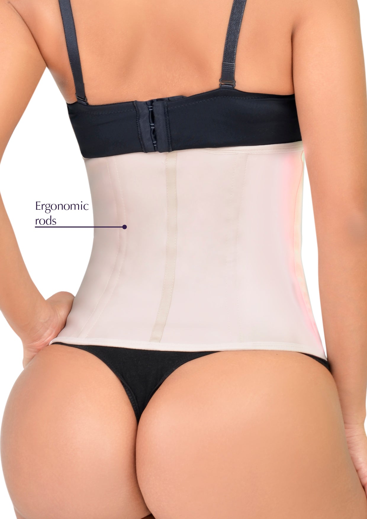 Waist trainer with best sale rods on the side