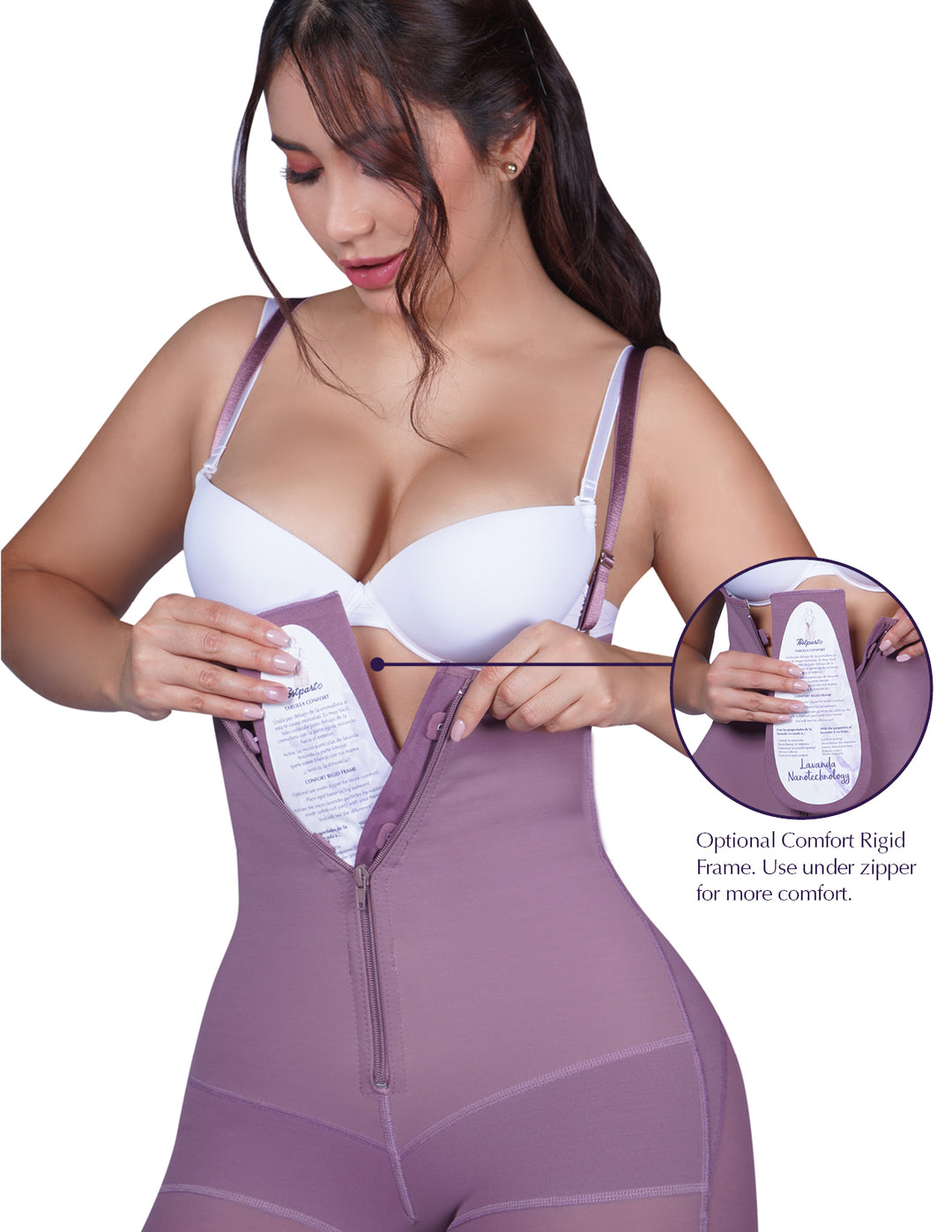 Siluet PL1 Postpartum Mid-Thigh Full Body Shaper with abdominal reinforcement Siluets