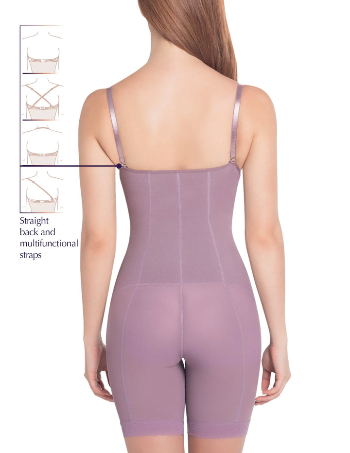 Siluet PS1 Postpartum High Compression Mid-Thigh Full Body Shaper Siluets